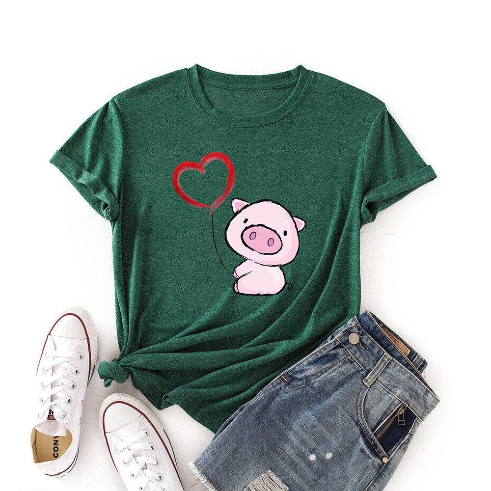 T-shirt le cochon et son ballon - Le Petit Fermier