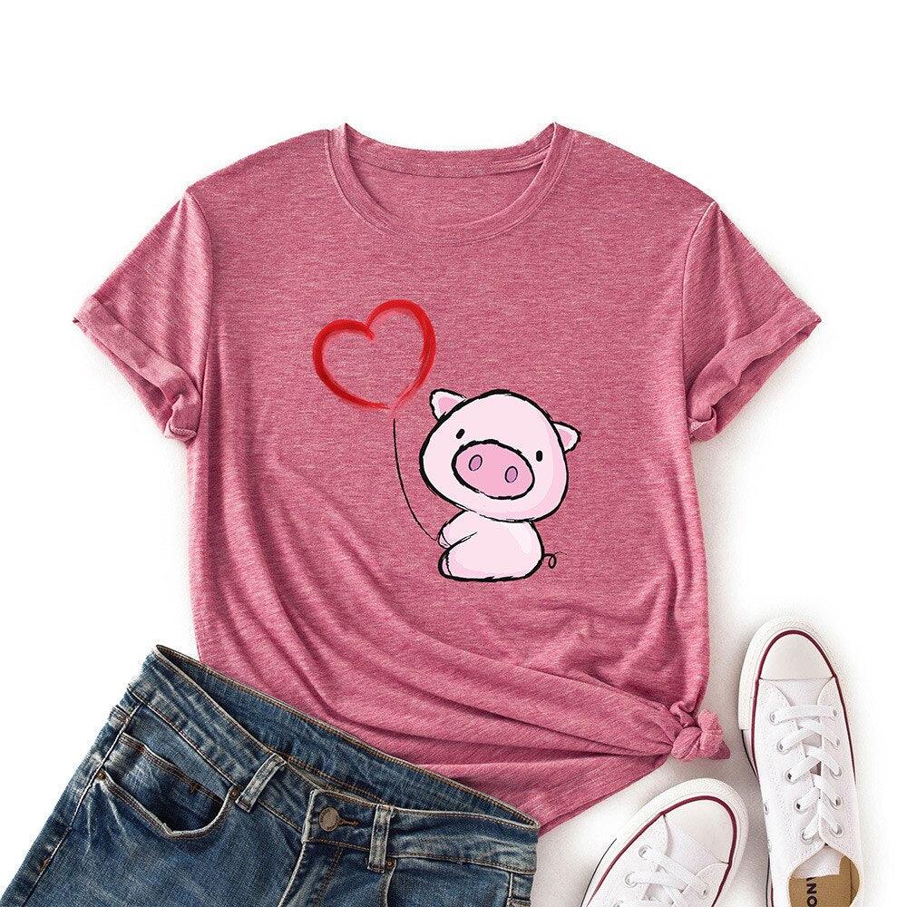 T-shirt le cochon et son ballon - Le Petit Fermier