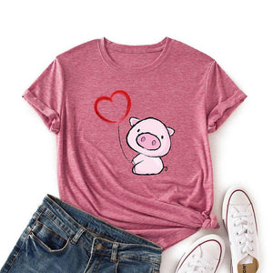 T-shirt le cochon et son ballon - Le Petit Fermier