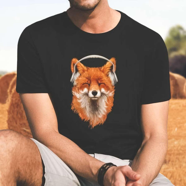 T-shirt le renard et son casque - Le Petit Fermier