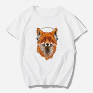 T-shirt le renard et son casque - Le Petit Fermier