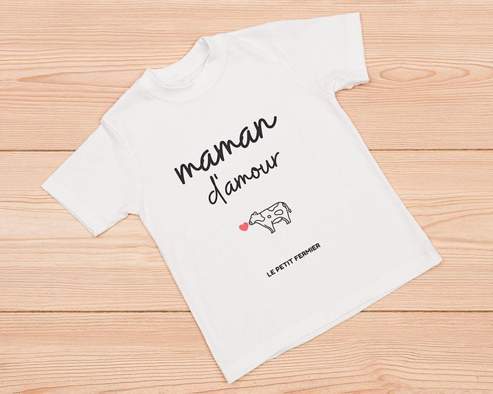 T-shirt Maman d'Amour - Le Petit Fermier
