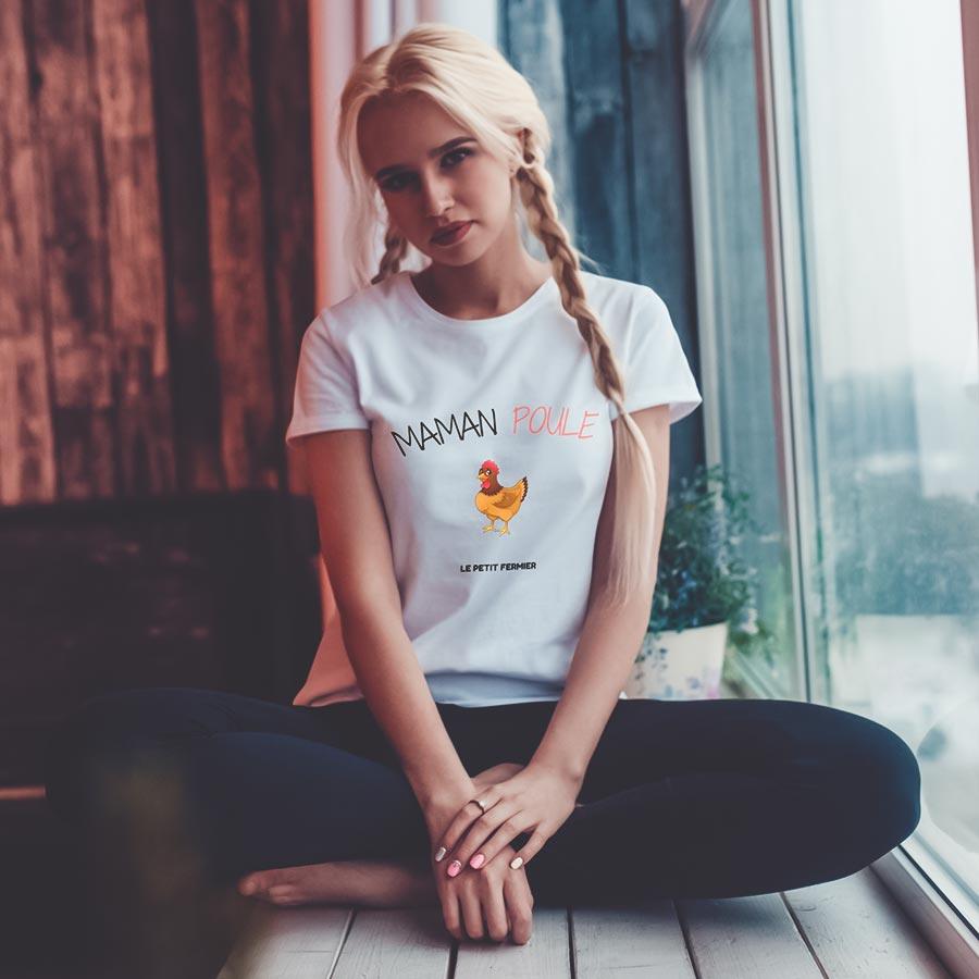 T-shirt Maman Poule - Le Petit Fermier