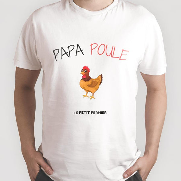 T-shirt papa poule - Le Petit Fermier