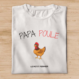 T-shirt papa poule - Le Petit Fermier