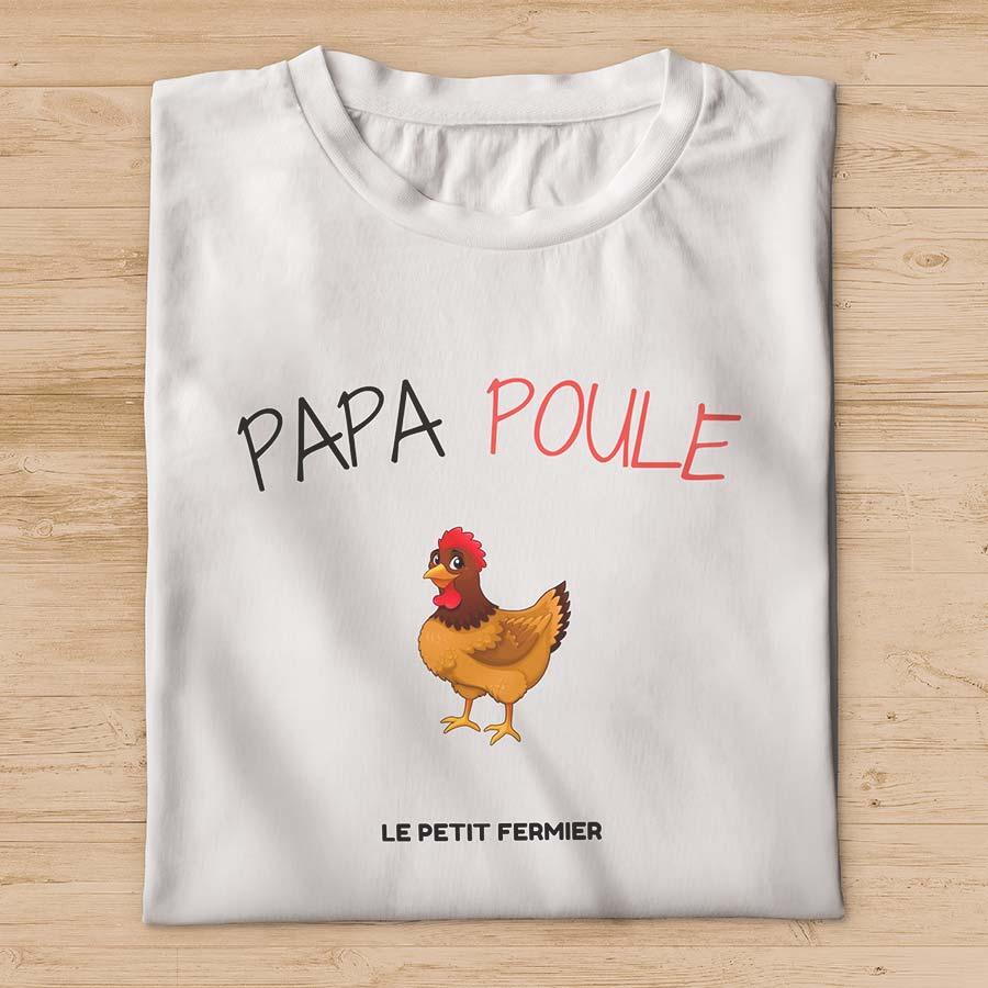 T-shirt papa poule - Le Petit Fermier