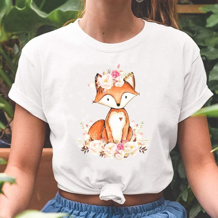 T-shirt renard kawaii - Le Petit Fermier
