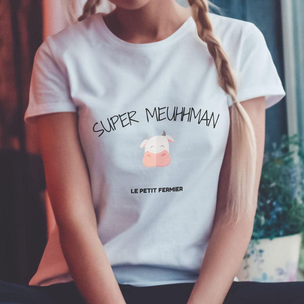 T-shirt Super Meuhhman - Le Petit Fermier