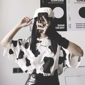 T-shirt tendance motif vache - Le Petit Fermier