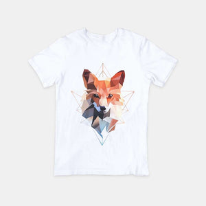 T-shirt tendance origami renard - Le Petit Fermier