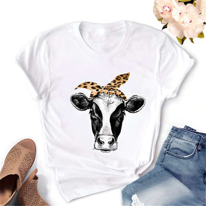 T-shirt vache bandana jaune - Le Petit Fermier