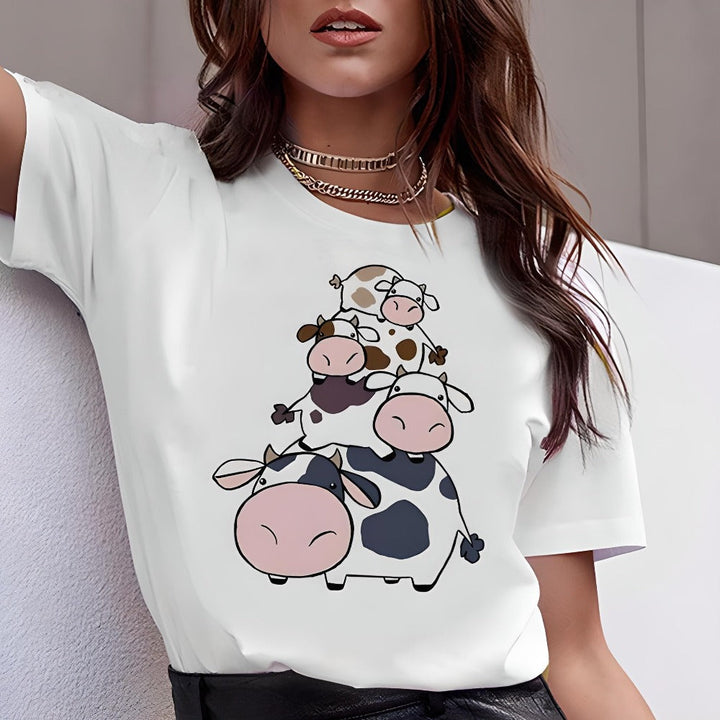 T-shirt vaches kawaii - Le Petit Fermier