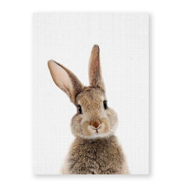 Tableau lapin portrait - Le Petit Fermier