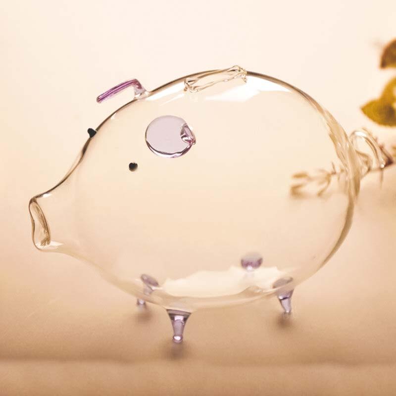 Tirelire cochon en verre - Le Petit Fermier