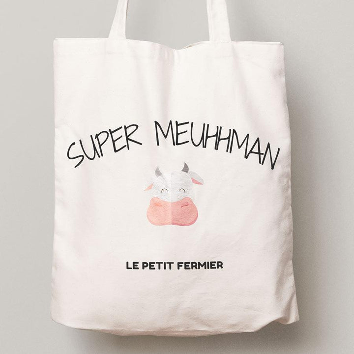 Tote Bag Super Meuhhman - Le Petit Fermier