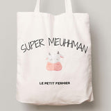 Tote Bag Super Meuhhman - Le Petit Fermier